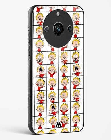 Calvin Making Faces Glass Case Phone Cover (Realme)