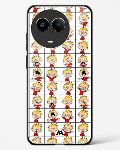 Calvin Making Faces Glass Case Phone Cover (Realme)