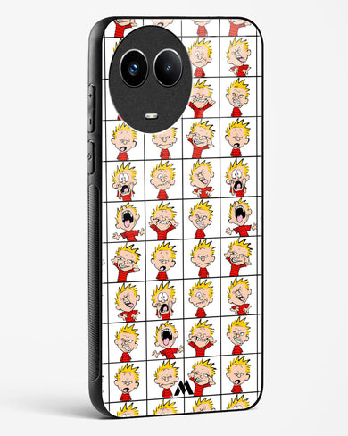 Calvin Making Faces Glass Case Phone Cover (Realme)