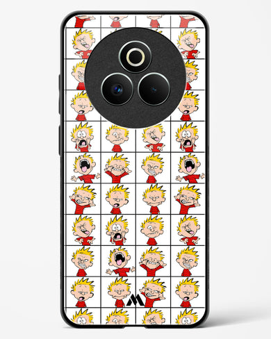 Calvin Making Faces Glass Case Phone Cover (Realme)
