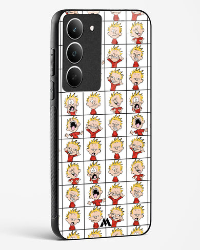 Calvin Making Faces Glass Case Phone Cover (Realme)