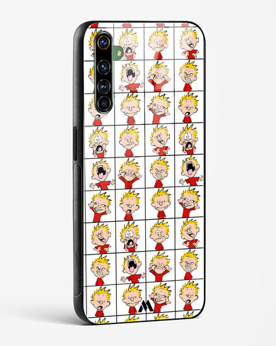 Calvin Making Faces Glass Case Phone Cover (Realme)