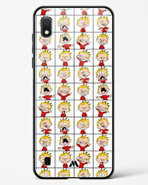 Calvin Making Faces Glass Case Phone Cover (Samsung)