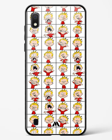Calvin Making Faces Glass Case Phone Cover (Samsung)