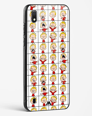 Calvin Making Faces Glass Case Phone Cover (Samsung)