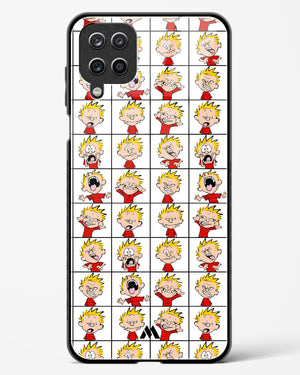 Calvin Making Faces Glass Case Phone Cover-(Samsung)