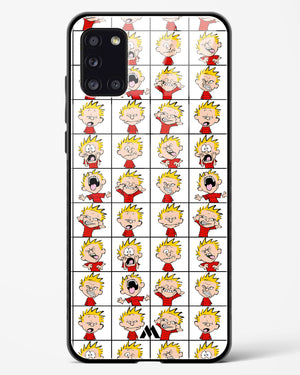 Calvin Making Faces Glass Case Phone Cover (Samsung)