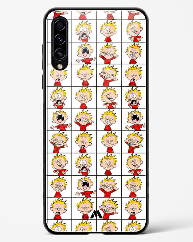 Calvin Making Faces Glass Case Phone Cover-(Samsung)