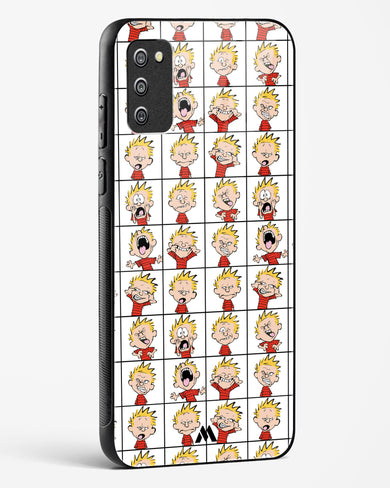 Calvin Making Faces Glass Case Phone Cover (Samsung)