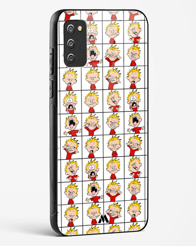 Calvin Making Faces Glass Case Phone Cover-(Samsung)