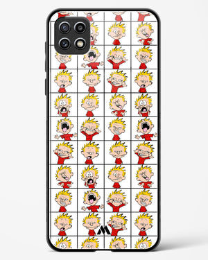 Calvin Making Faces Glass Case Phone Cover (Samsung)