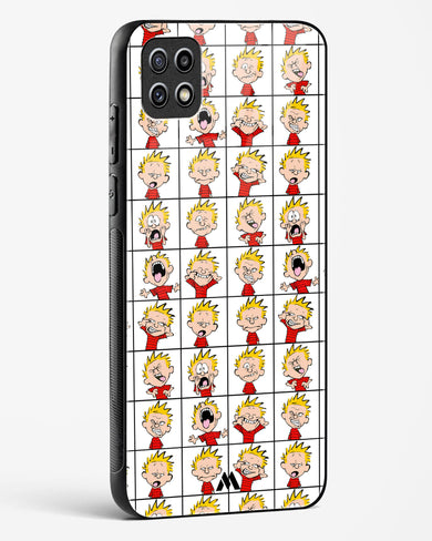Calvin Making Faces Glass Case Phone Cover (Samsung)