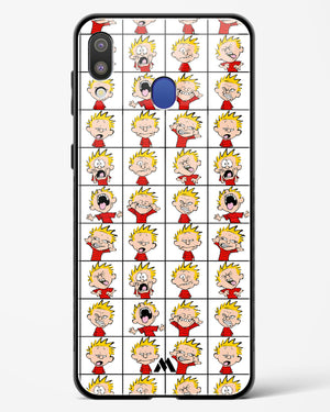 Calvin Making Faces Glass Case Phone Cover (Samsung)