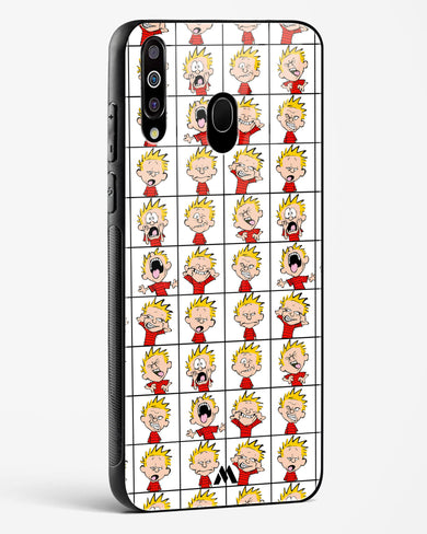 Calvin Making Faces Glass Case Phone Cover (Samsung)