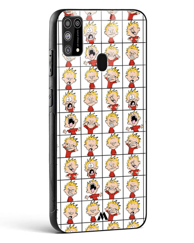 Calvin Making Faces Glass Case Phone Cover (Samsung)
