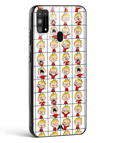 Calvin Making Faces Glass Case Phone Cover-(Samsung)