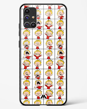 Calvin Making Faces Glass Case Phone Cover-(Samsung)