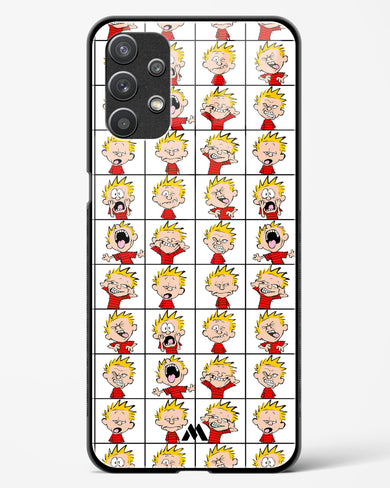 Calvin Making Faces Glass Case Phone Cover (Samsung)