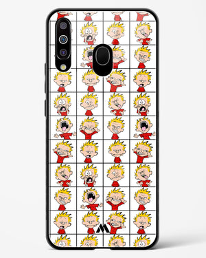 Calvin Making Faces Glass Case Phone Cover-(Samsung)