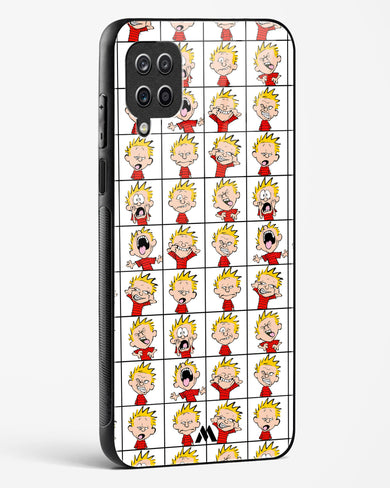 Calvin Making Faces Glass Case Phone Cover-(Samsung)