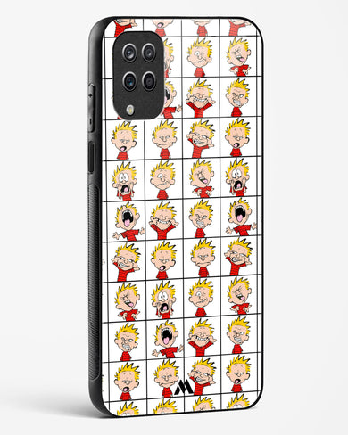 Calvin Making Faces Glass Case Phone Cover-(Samsung)