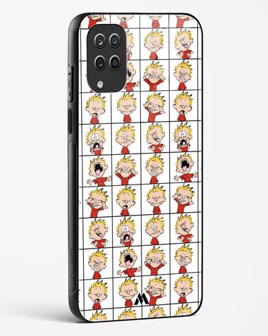 Calvin Making Faces Glass Case Phone Cover (Samsung)