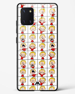 Calvin Making Faces Glass Case Phone Cover-(Samsung)