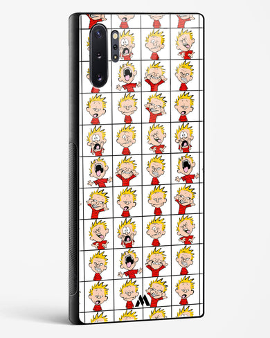 Calvin Making Faces Glass Case Phone Cover-(Samsung)