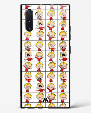 Calvin Making Faces Glass Case Phone Cover (Samsung)