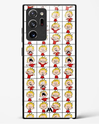 Calvin Making Faces Glass Case Phone Cover-(Samsung)