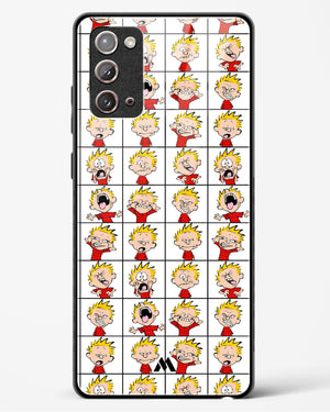 Calvin Making Faces Glass Case Phone Cover (Samsung)