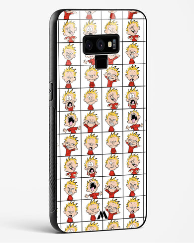 Calvin Making Faces Glass Case Phone Cover (Samsung)