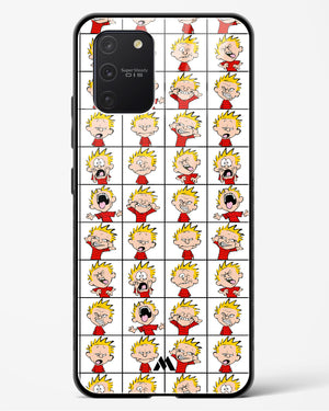 Calvin Making Faces Glass Case Phone Cover (Samsung)