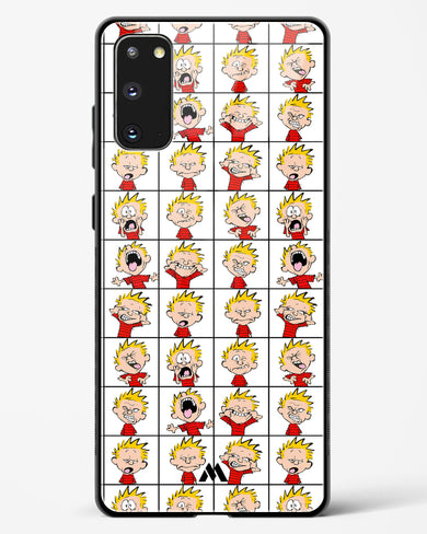 Calvin Making Faces Glass Case Phone Cover-(Samsung)