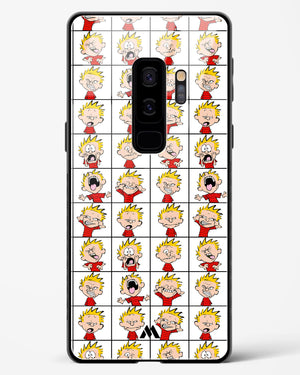 Calvin Making Faces Glass Case Phone Cover (Samsung)