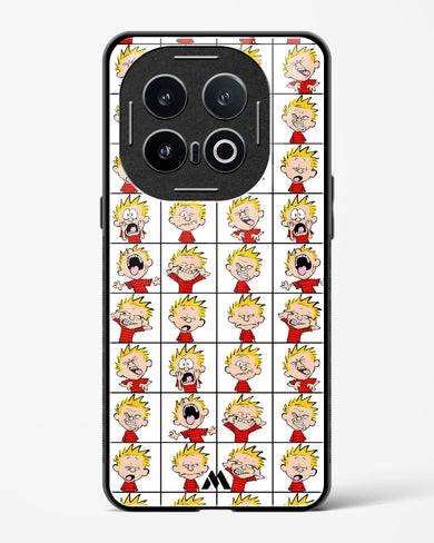 Calvin Making Faces Glass Case Phone Cover (Vivo)