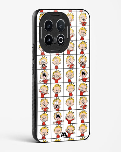 Calvin Making Faces Glass Case Phone Cover (Vivo)