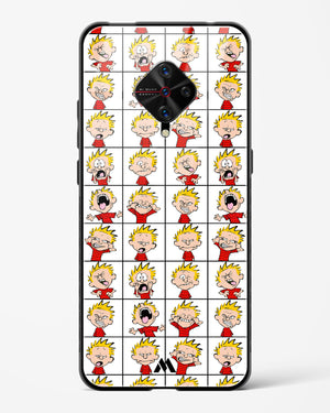 Calvin Making Faces Glass Case Phone Cover (Vivo)