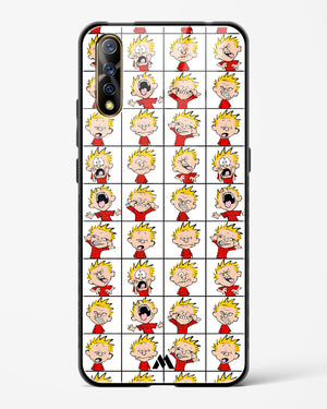 Calvin Making Faces Glass Case Phone Cover (Vivo)