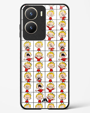 Calvin Making Faces Glass Case Phone Cover (Vivo)
