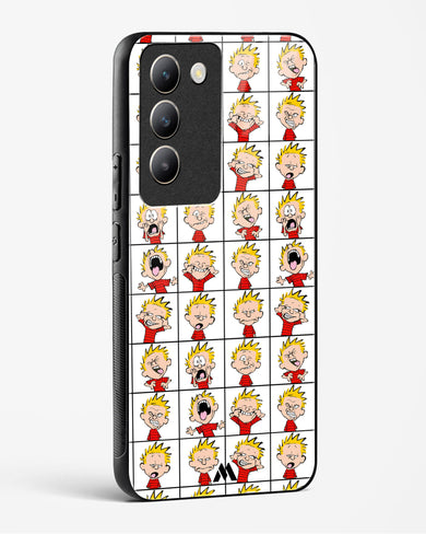 Calvin Making Faces Glass Case Phone Cover (Vivo)