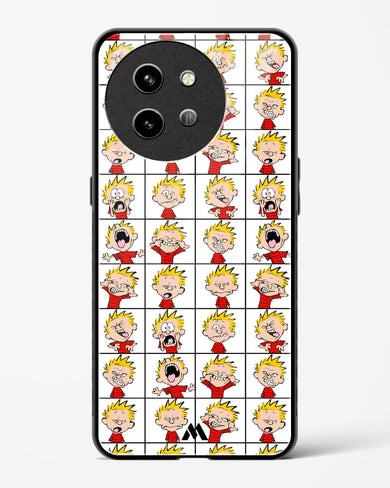 Calvin Making Faces Glass Case Phone Cover (Vivo)
