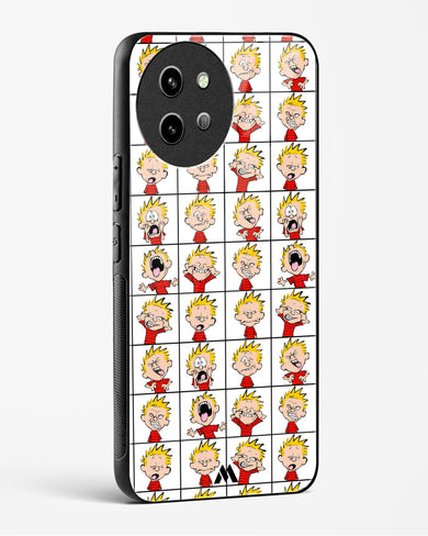 Calvin Making Faces Glass Case Phone Cover (Vivo)