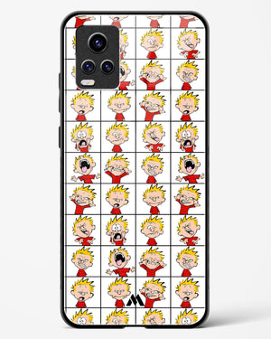 Calvin Making Faces Glass Case Phone Cover (Vivo)