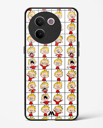Calvin Making Faces Glass Case Phone Cover (Vivo)