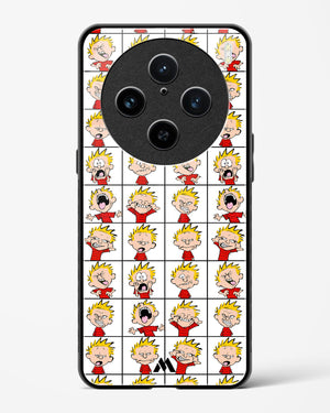 Calvin Making Faces Glass Case Phone Cover (Vivo)