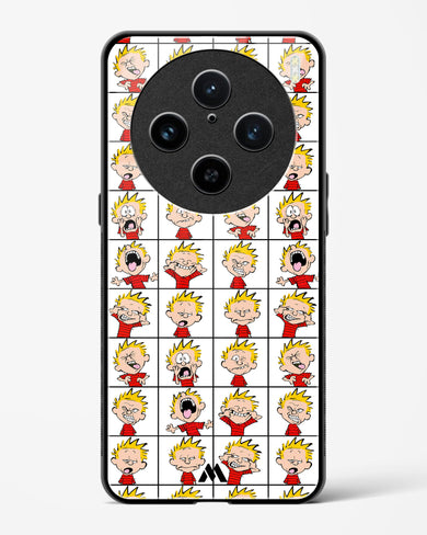 Calvin Making Faces Glass Case Phone Cover (Vivo)