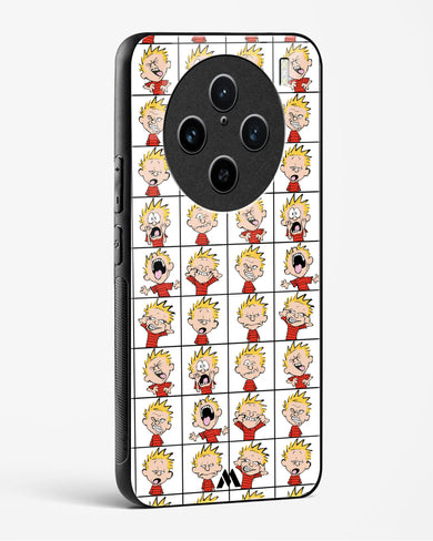 Calvin Making Faces Glass Case Phone Cover (Vivo)
