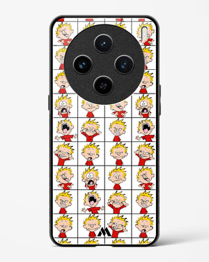 Calvin Making Faces Glass Case Phone Cover (Vivo)