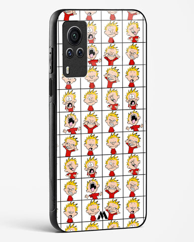 Calvin Making Faces Glass Case Phone Cover (Vivo)